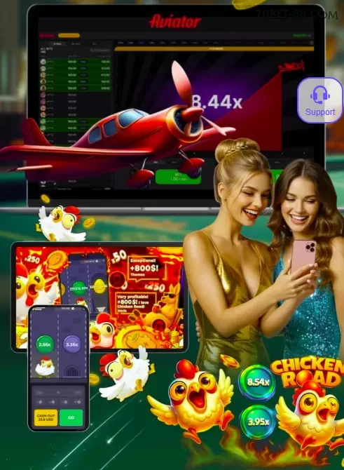 Roleta e blackjack 70bet